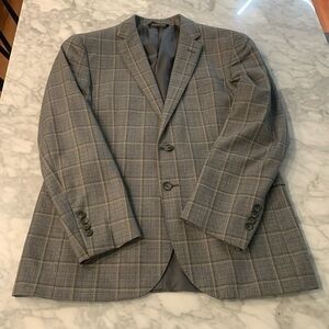 Brooks brothers blazer 42R, grey/gold